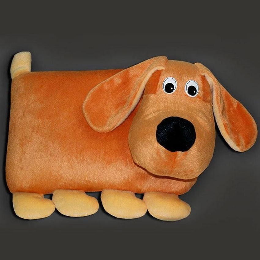 Подушка в форме собаки: 10