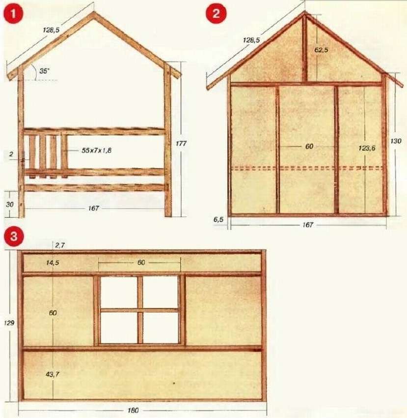 Домики для детской площадки: 10