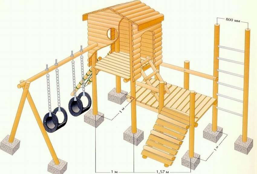 Домики для детской площадки: 10