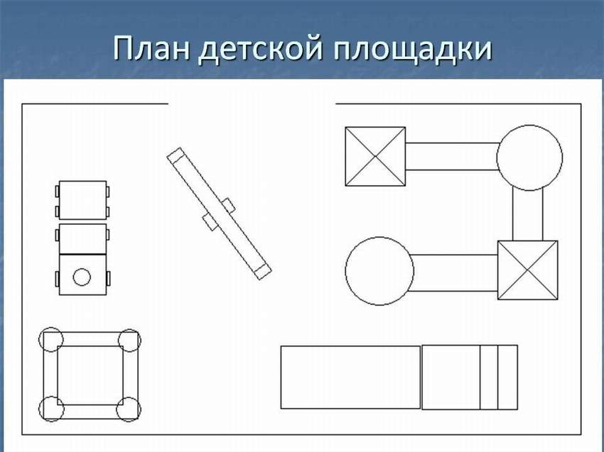 8 лучших схем детской площадки