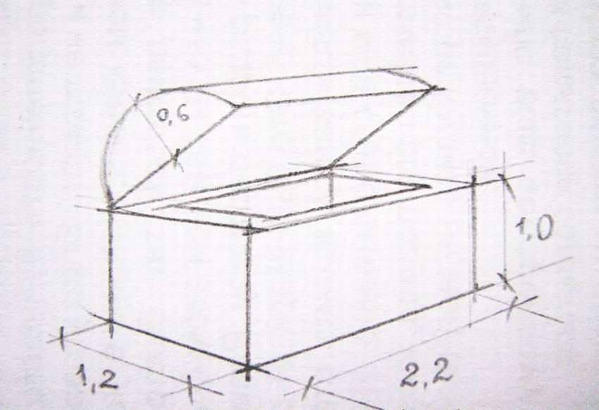 10 чертежей и схем сундуков