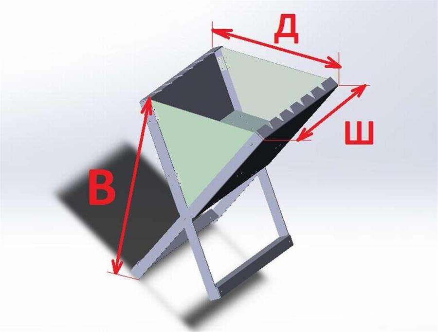 Складной мангал «три икса». Уникальная