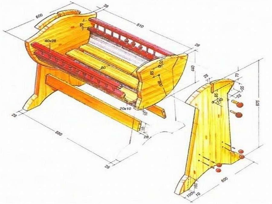 Качалка для новорожденного своими руками