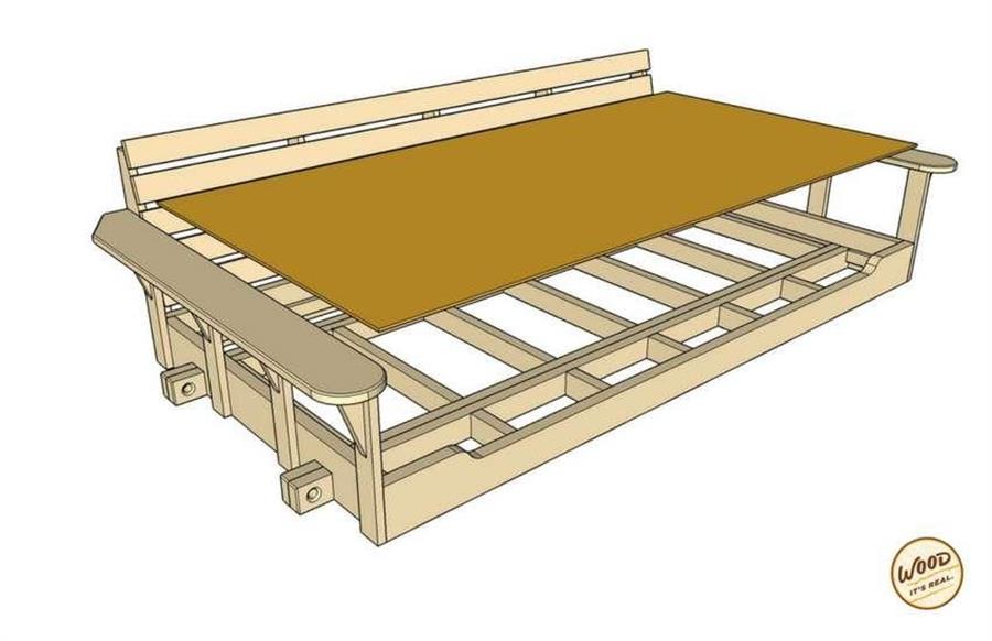 Как сделать подвесные качели-кровать на