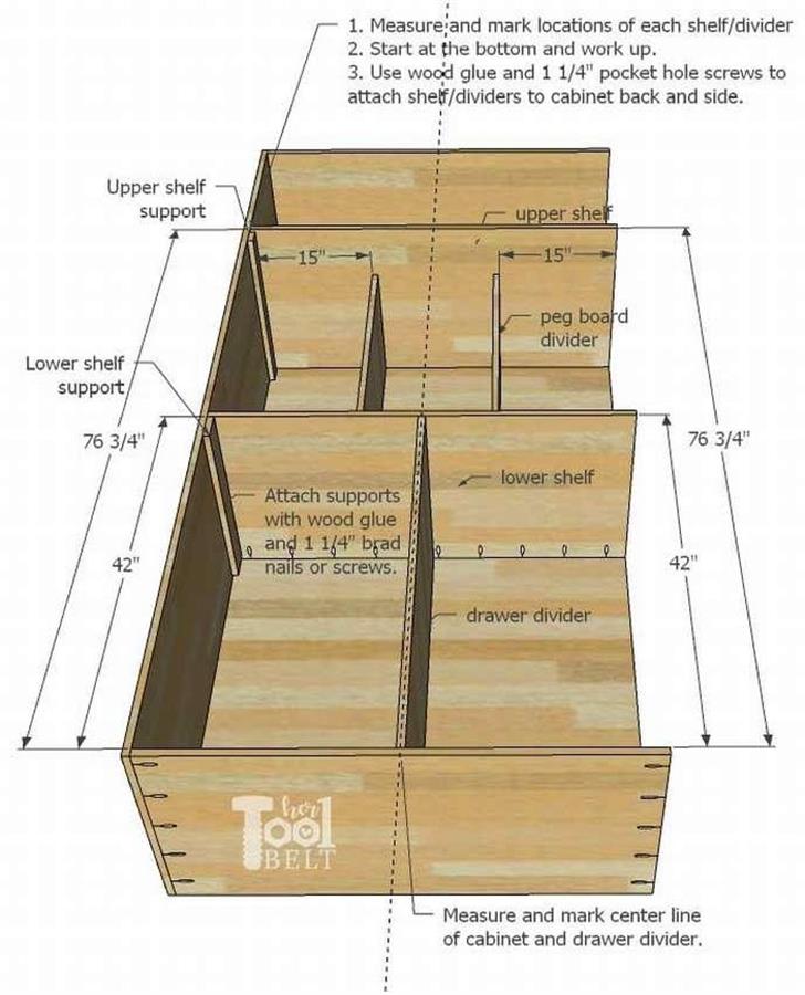 Шкаф для инструментов своими руками