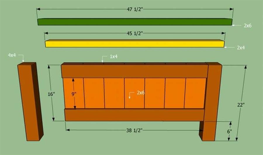 Изготовление деревянной кровати с изголовьем