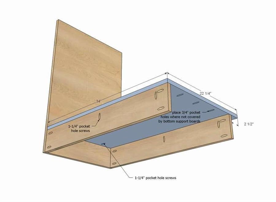 Как сделать кухонный шкаф под