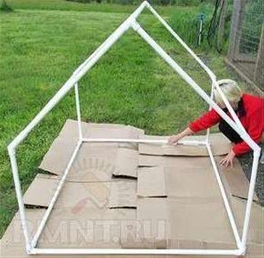 Как сделать детскую палатку из