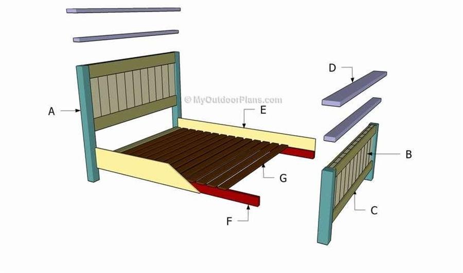 Как сделать кровать размера queen-size