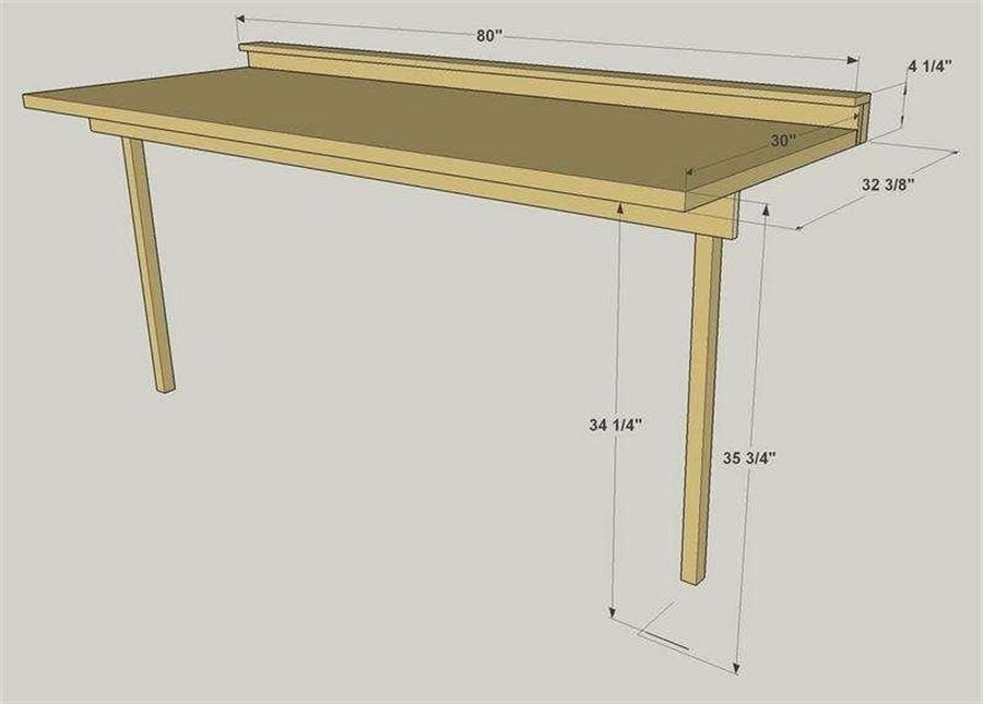 Складной верстак своими руками. Чертежи