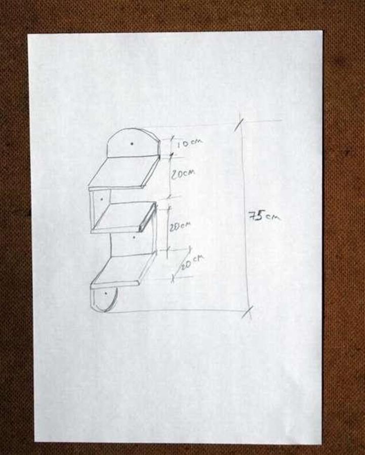 Полка угловая настенная своими руками