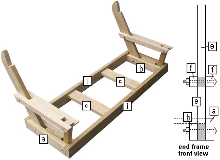 Как сделать скамью для качелей