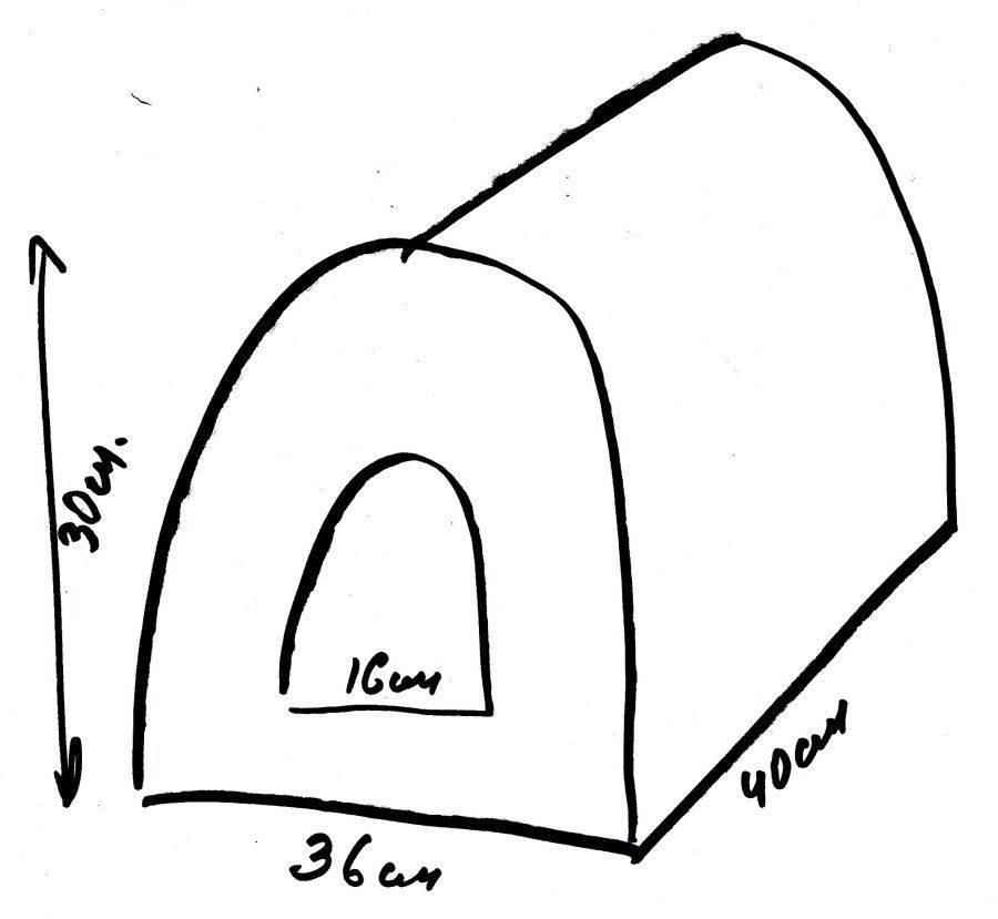 Лежанка домик для собаки: 18