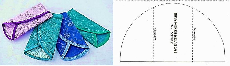 Как сшить чехол для очков