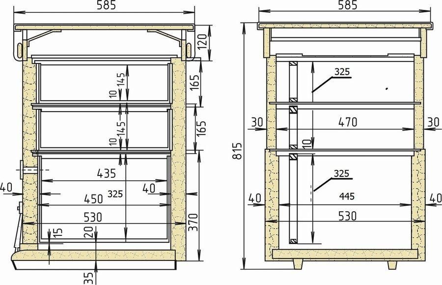 Улей на 10 рамок своими