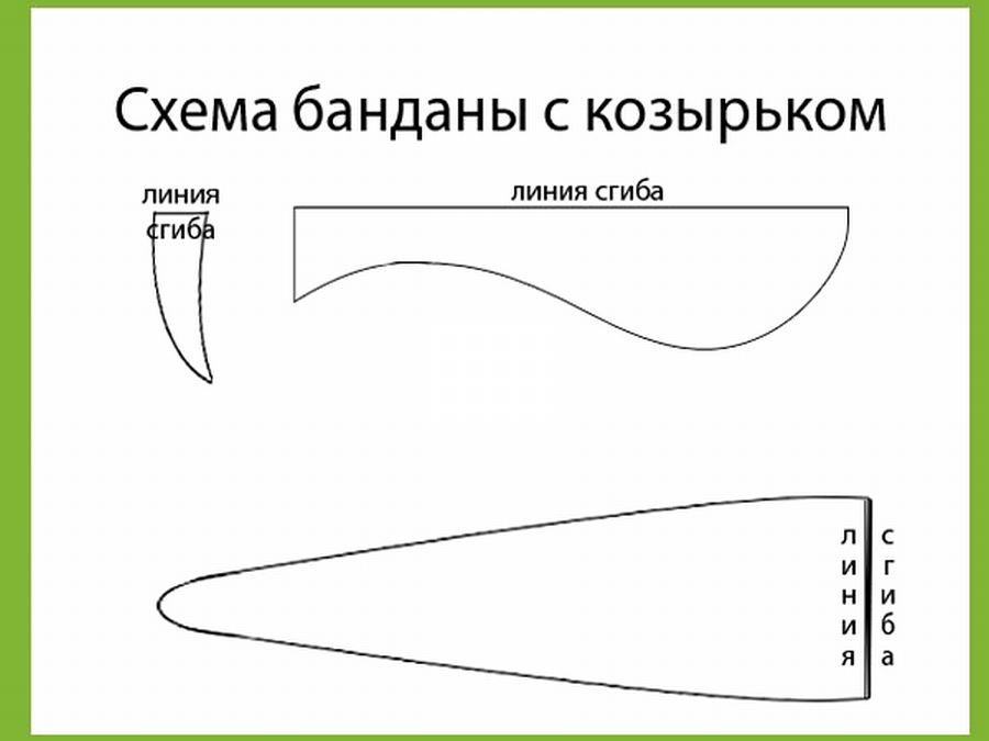 Как сшить бандану для мальчика