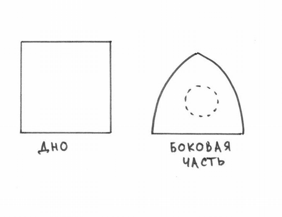 10 выкроек: домик для крысы