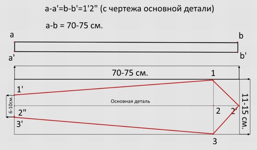 Красивый галстук для девочки своими