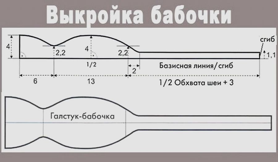 Красивый галстук для девочки своими