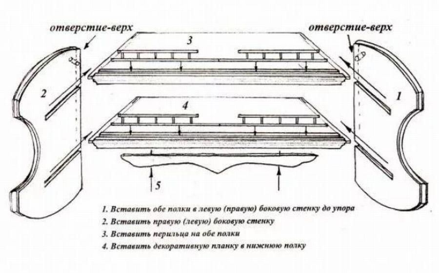 Полка для икон: 11 чертежей