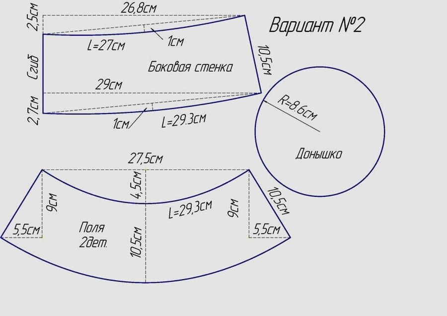 Калфак своими руками: выкройки с