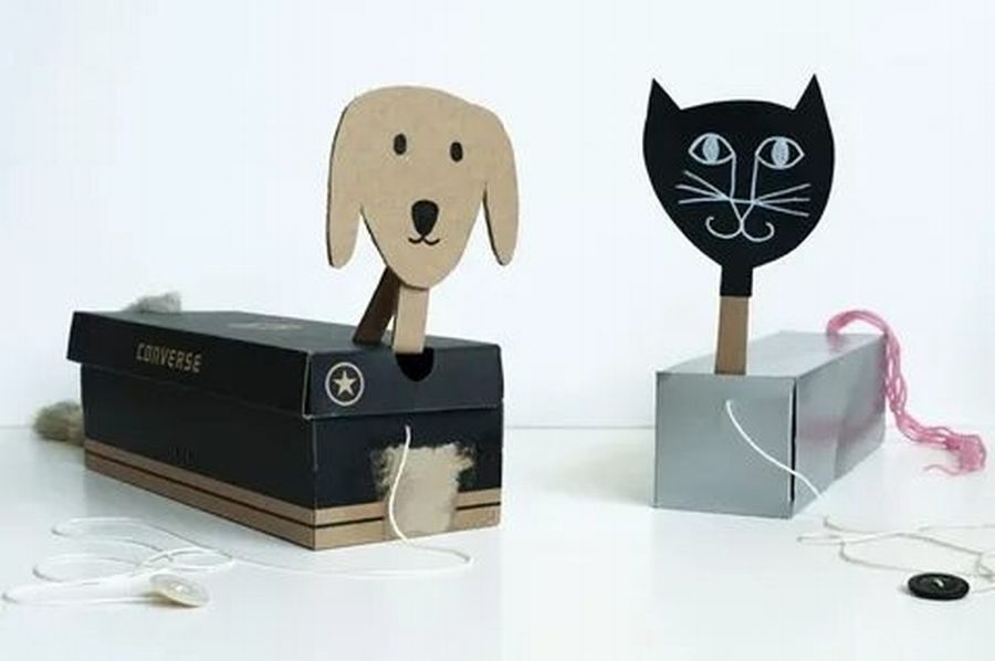 ВАУ! Игрушки из картонных коробок