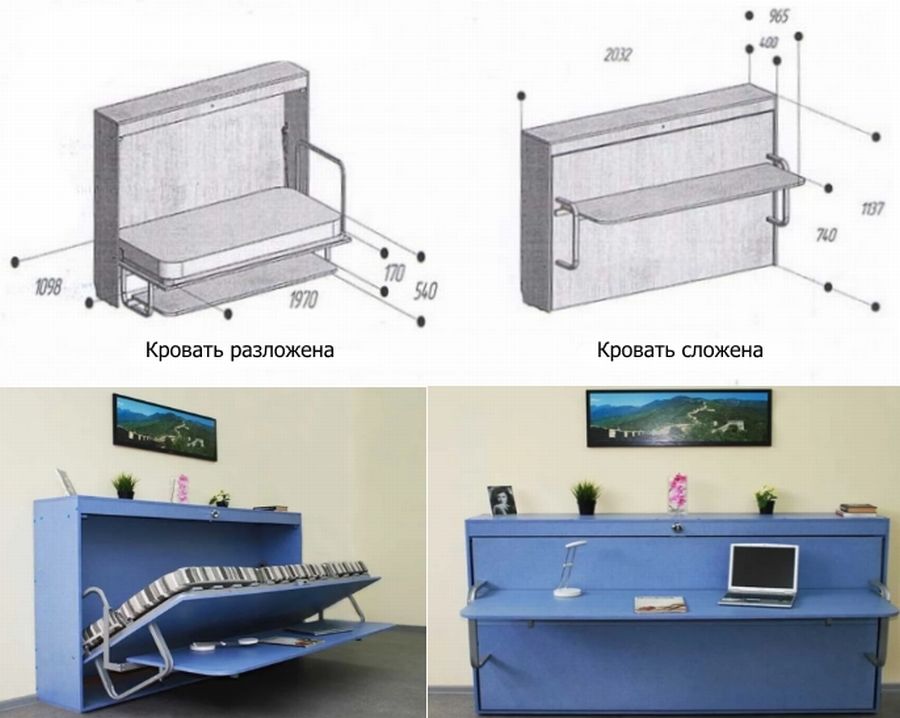 Уникальный стол кровать трансформер 