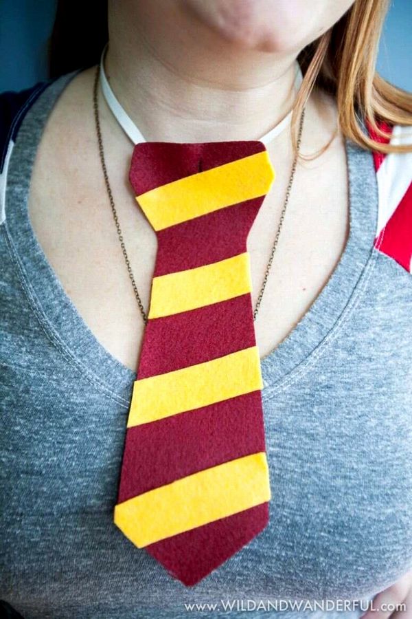 Как сшить галстук Гарри Поттера