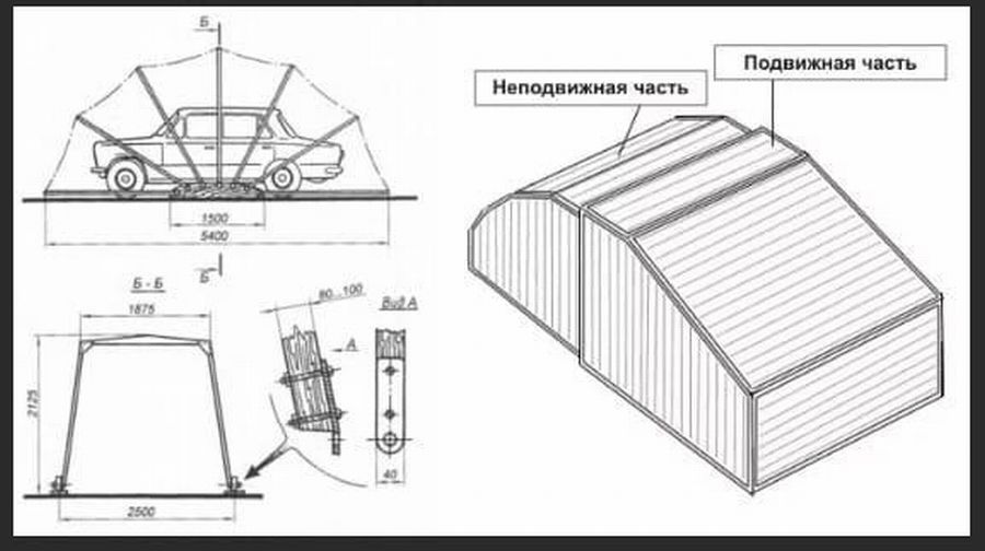 Разборный гараж-ракушка. 11 лучших примеров