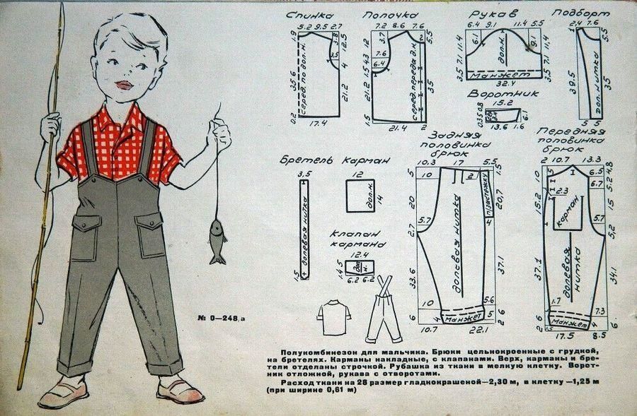 Как сшить полукомбинезон для МАЛЬЧИКА
