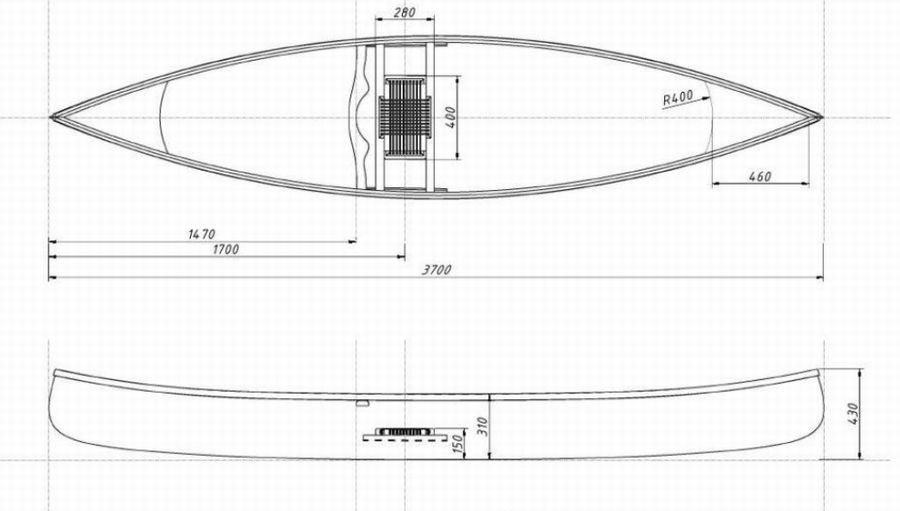 Каноэ: 10 понятных чертежей