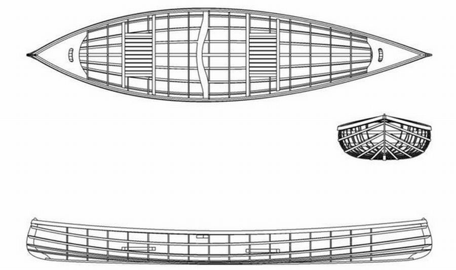 Каноэ: 10 понятных чертежей