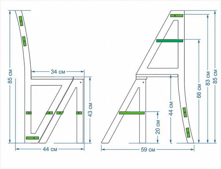 8 фото и схем: стул