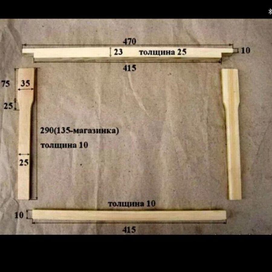 Рамки для ульев своими руками