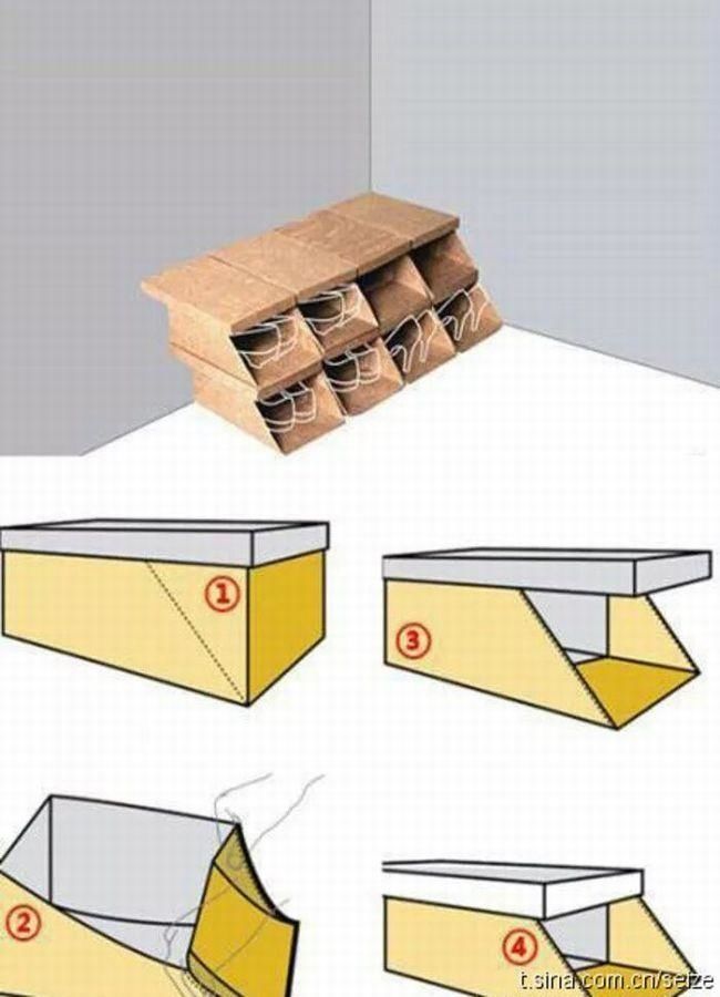 Как сделать органайзер для обуви