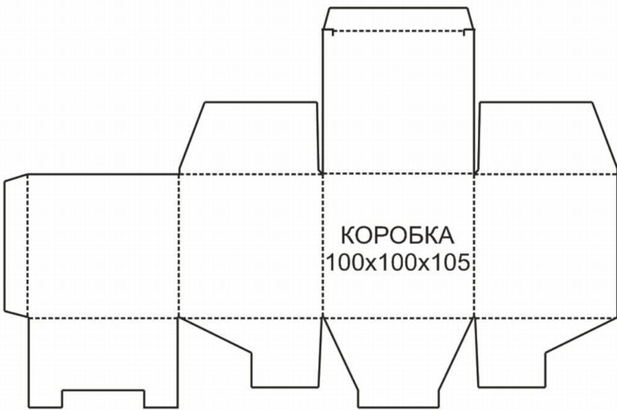 Шкатулка из картона: 10 чертежей