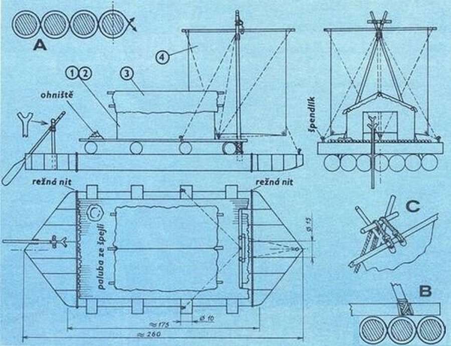 12 схем и выкроек корабля