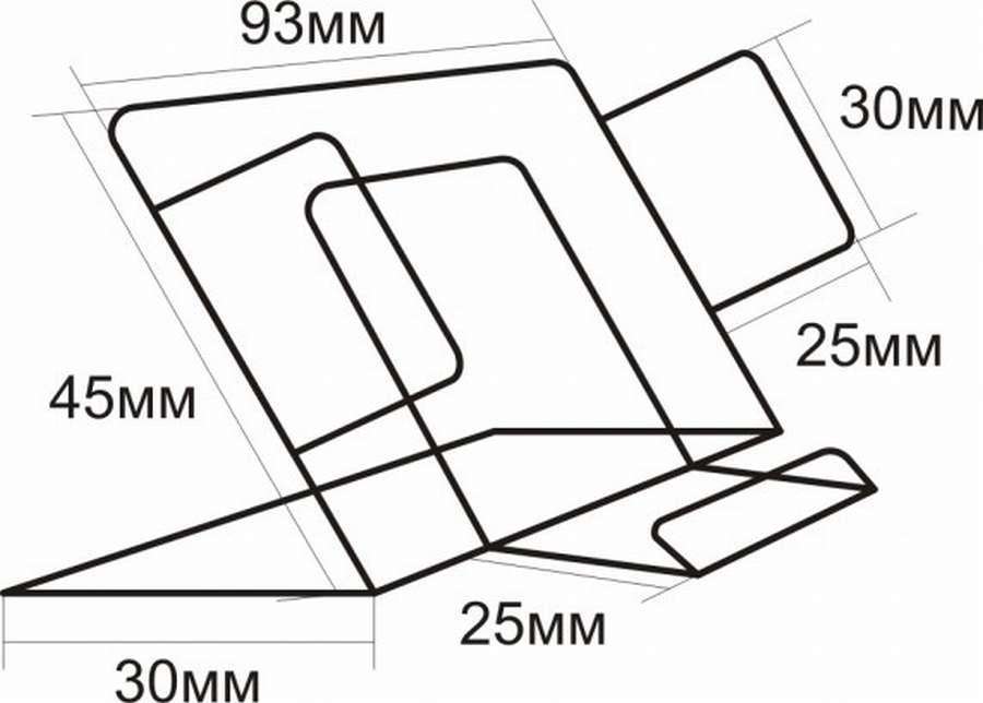 Подставка для телефона: 12 чертежей