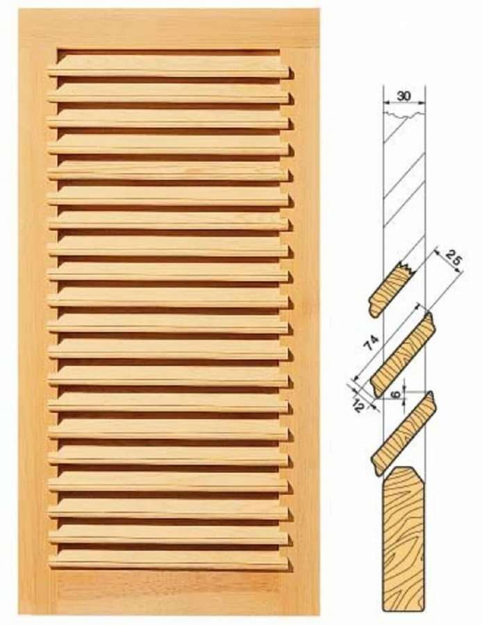 Деревянные жалюзи на окна. 10