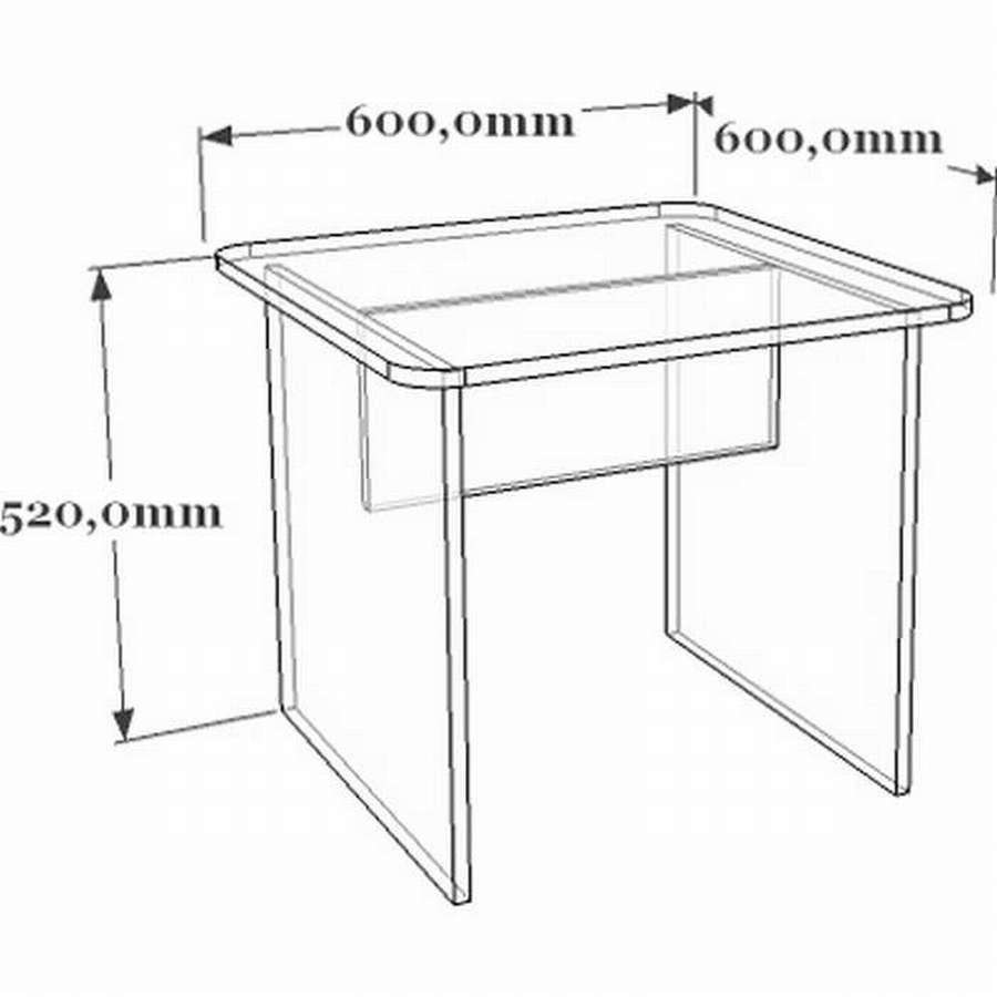 Детский стол (чертежи и размеры