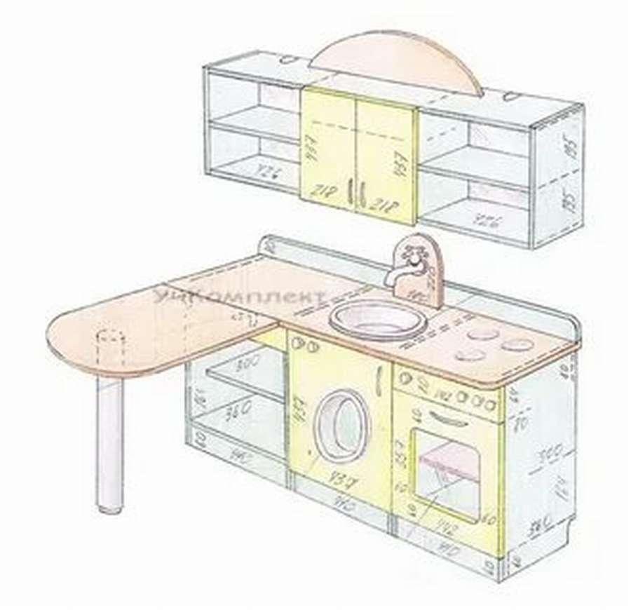 Кухня для детей своими руками