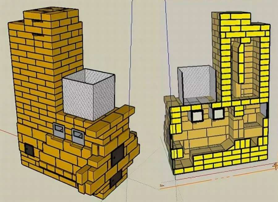 Печь для бани из кирпича