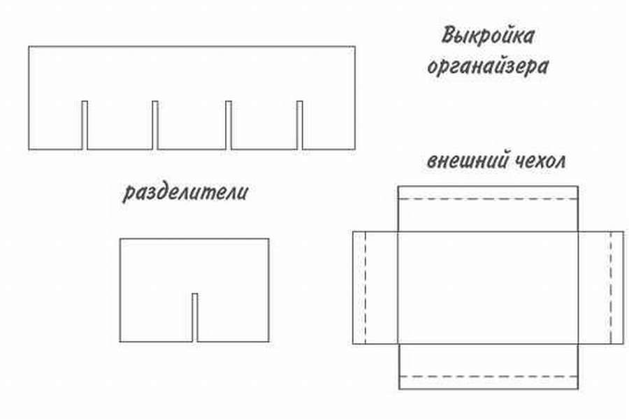 Органайзер своими руками: 12 чертежей