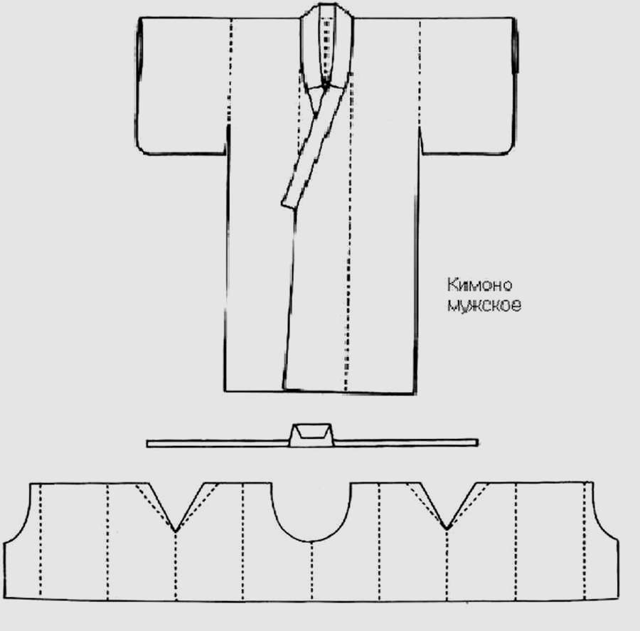 Мужское кимоно своими руками. Наша