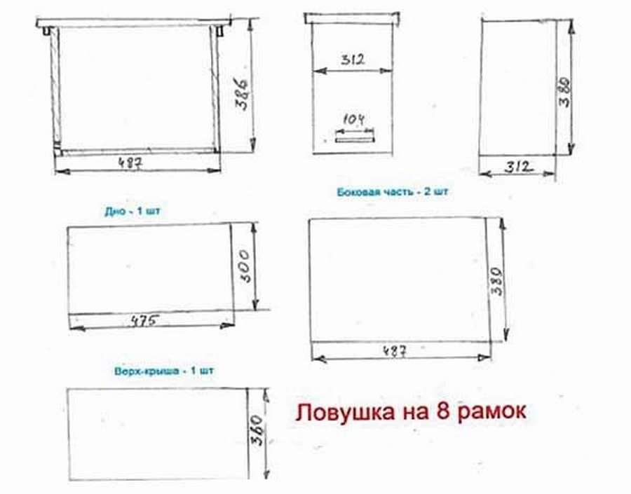 Ловушка для пчел воровок своими