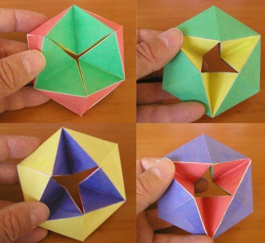 Бумажные головоломки (оригами) для детей