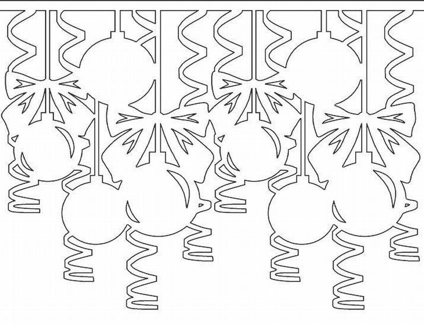 Новогодние картинки из бумаги для