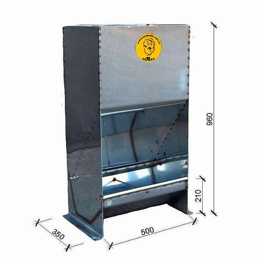 Бункерная кормушка для свиней своими