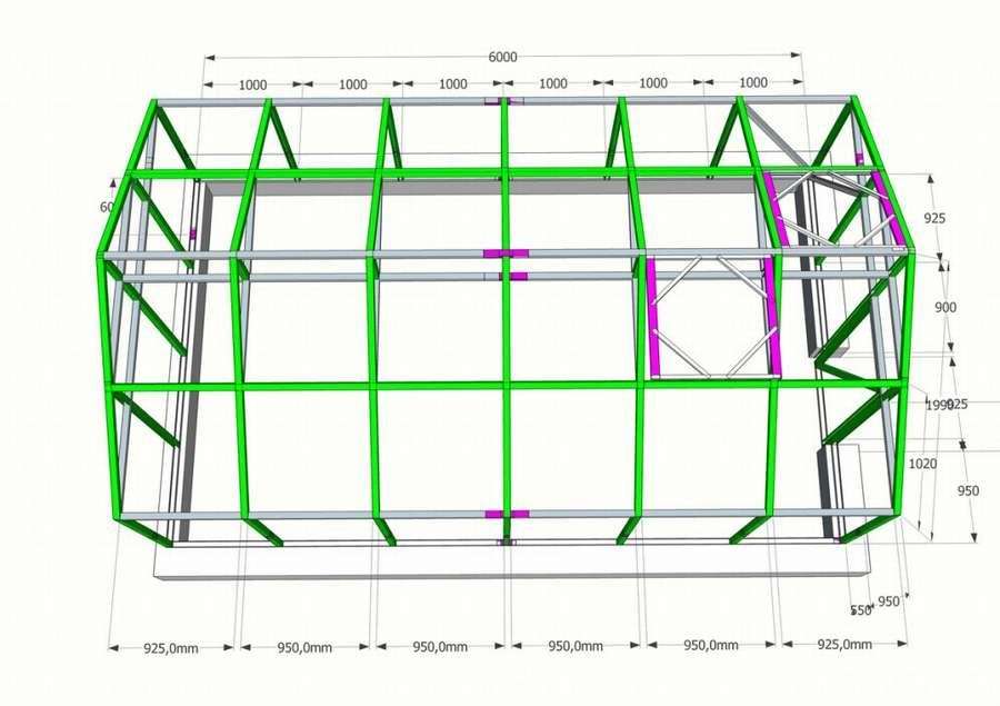 10 чертежей теплиц из металла