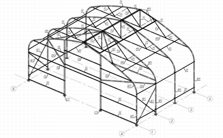 10 чертежей теплиц из металла